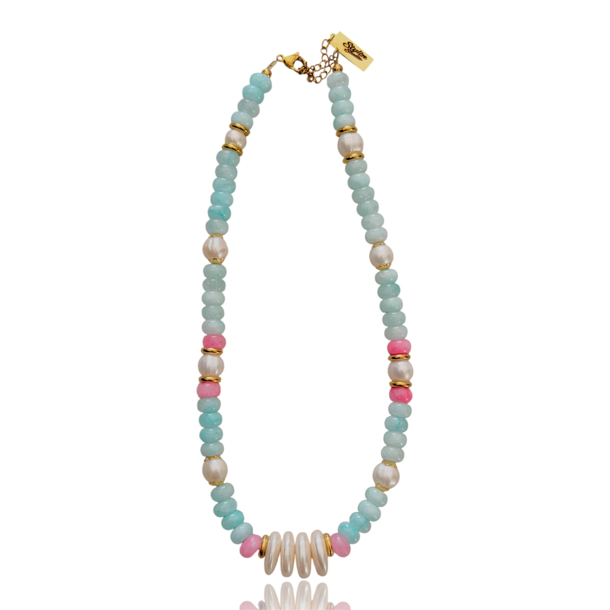 Collana SEAFOAM PEARL ★𝒮𝓉𝓎𝓁𝒾𝓏ℯ 𝓈𝓉𝓊𝒹𝒾ℴ