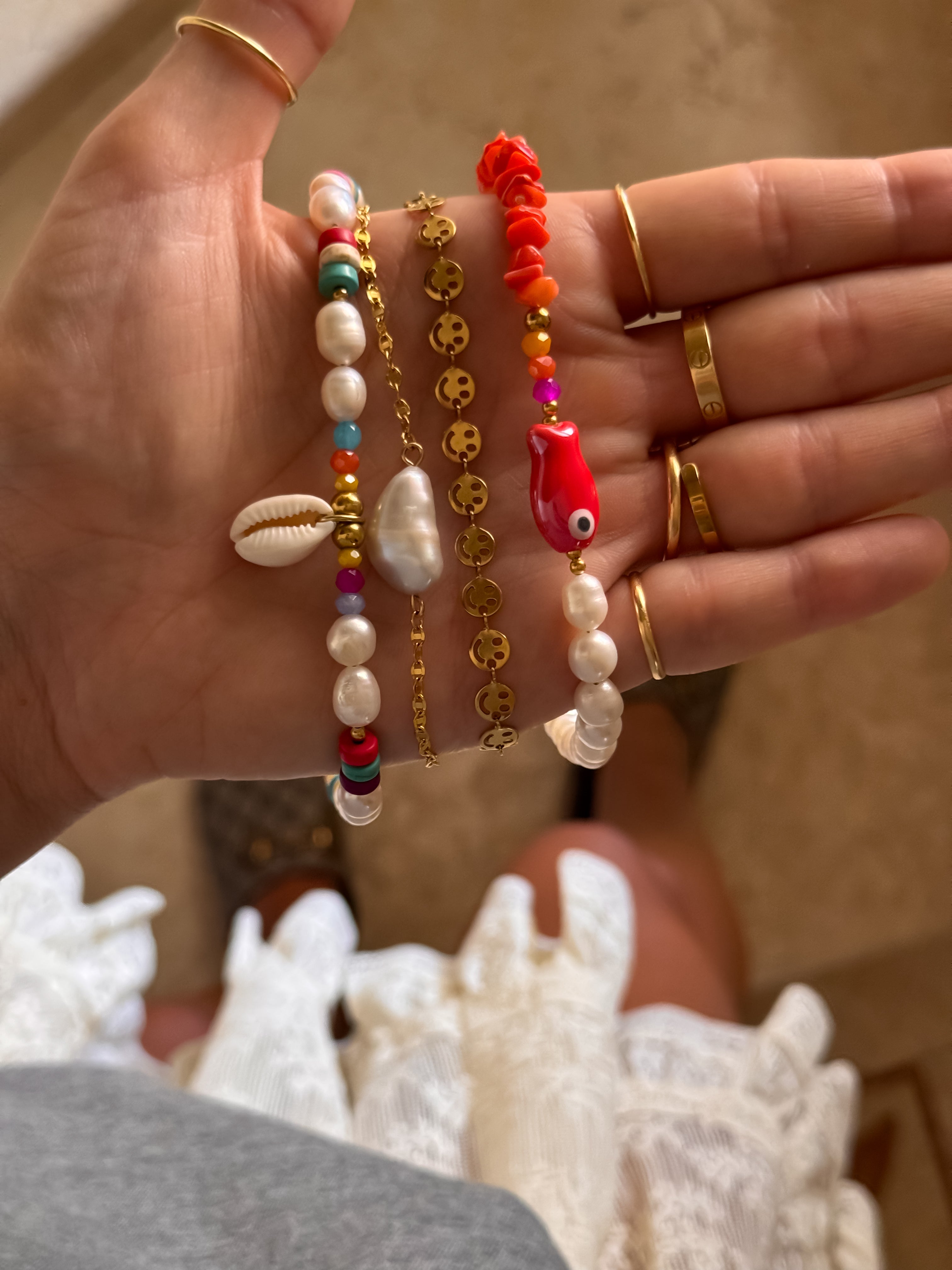 Cavigliera PERLA BAROCCA VINTAGE