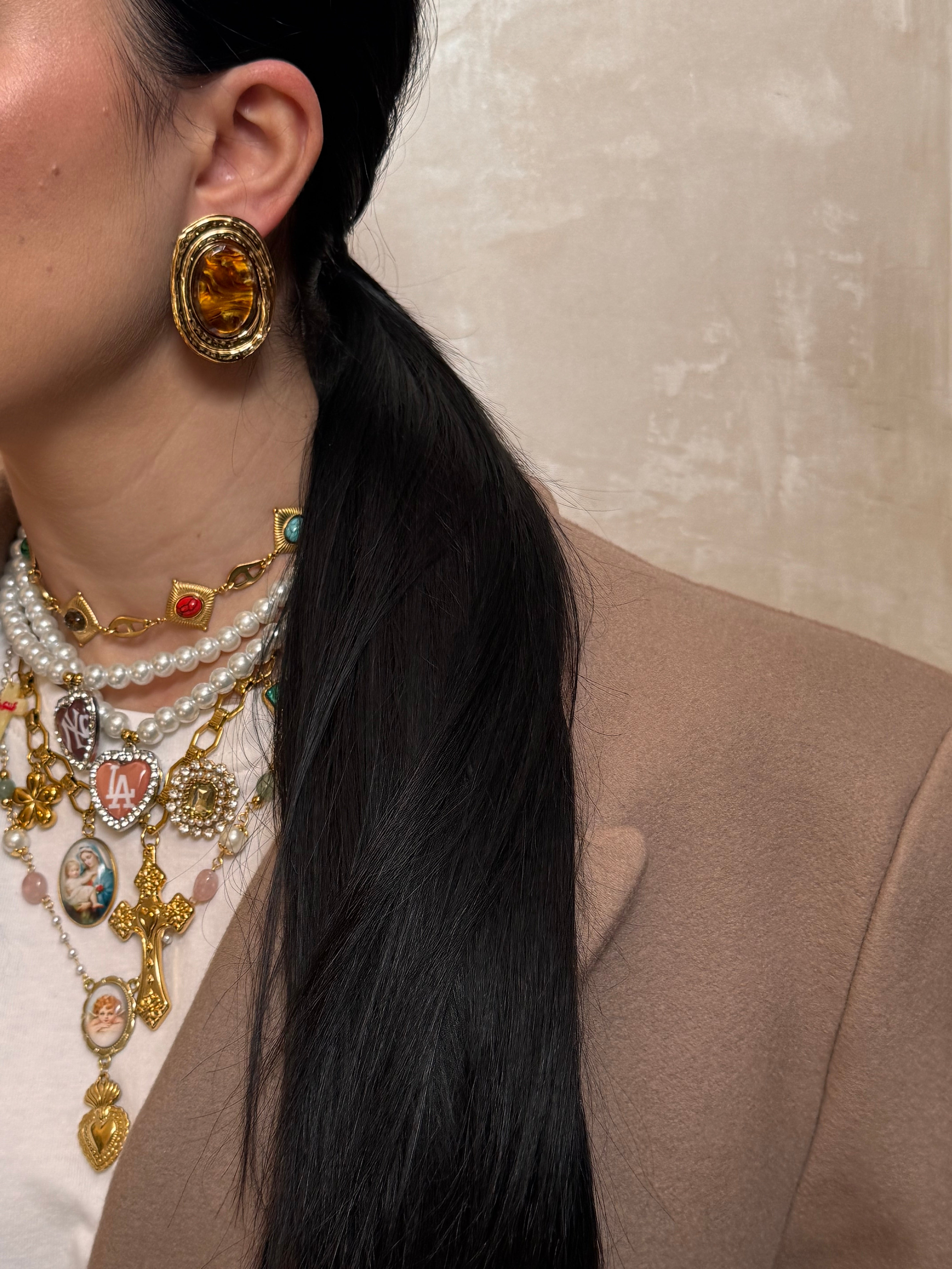 Orecchini AMBER VINTAGE