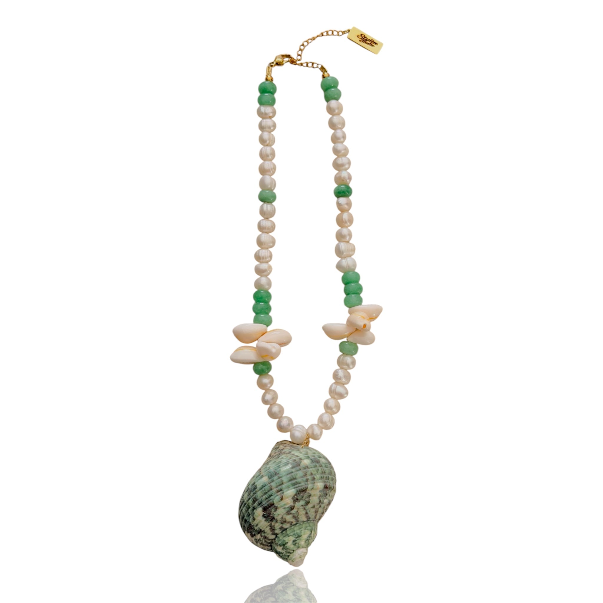 Collana JADE SHELL ★𝒮𝓉𝓎𝓁𝒾𝓏ℯ 𝓈𝓉𝓊𝒹𝒾ℴ