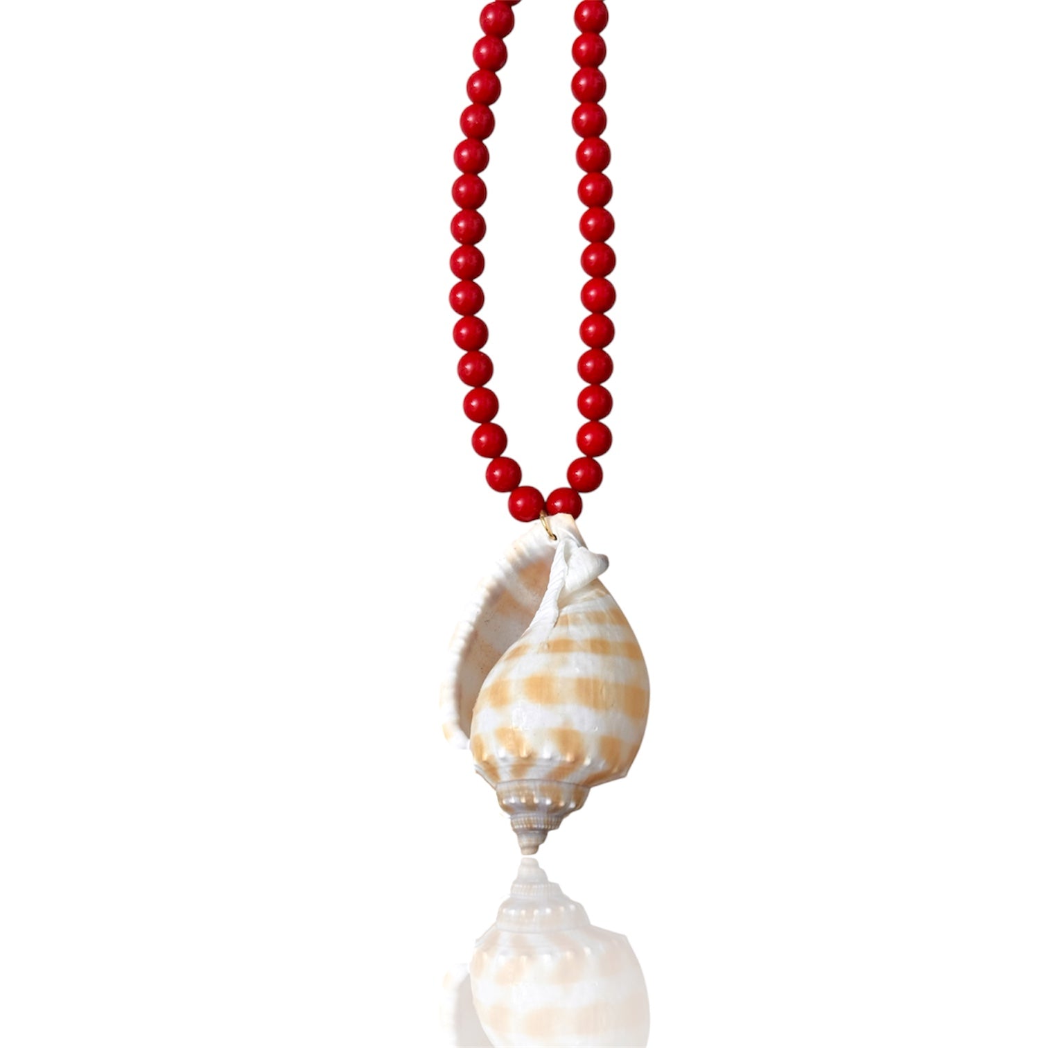 Collana MAXI SHELL BANÚS - red