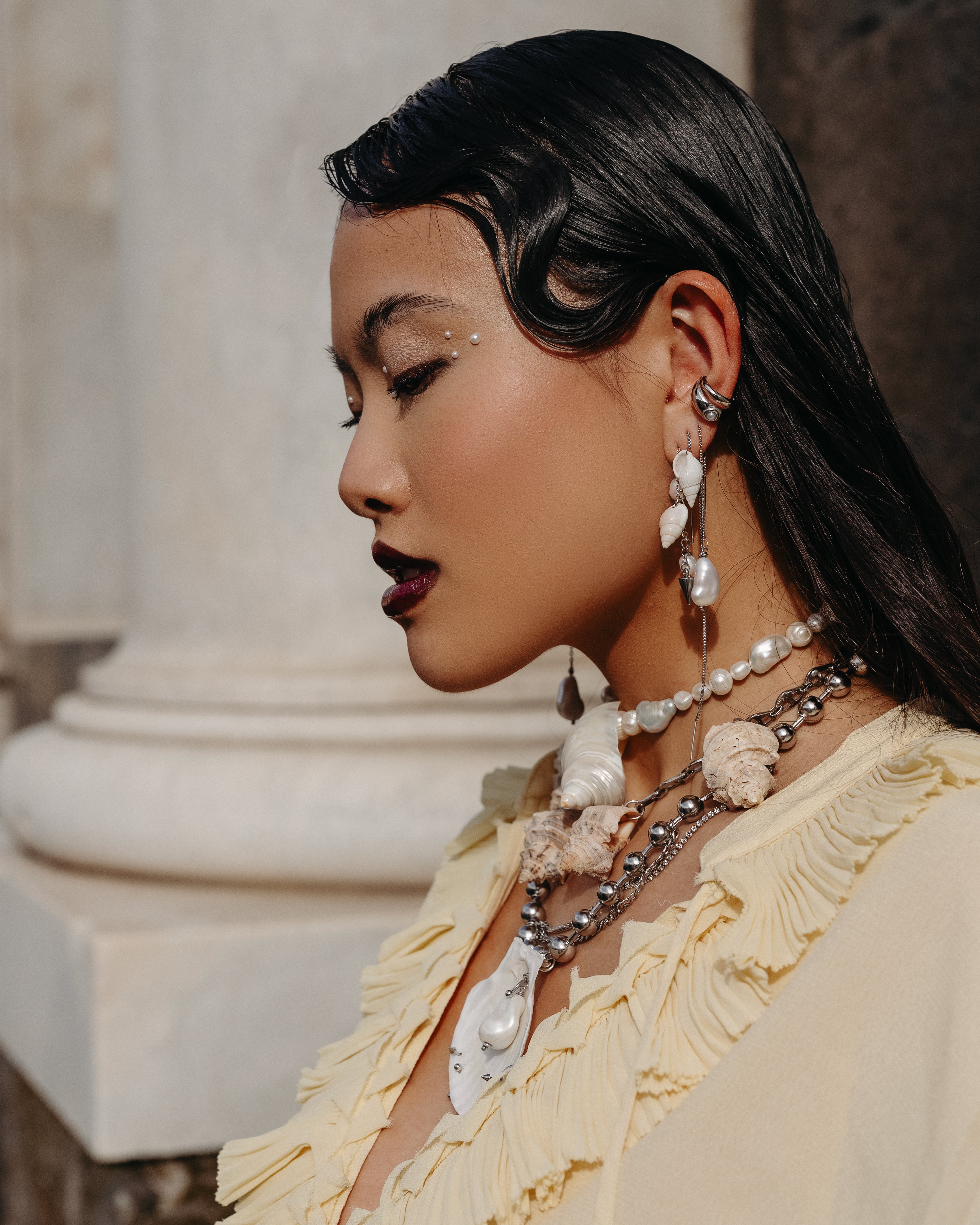 Orecchino SHELL PUNK