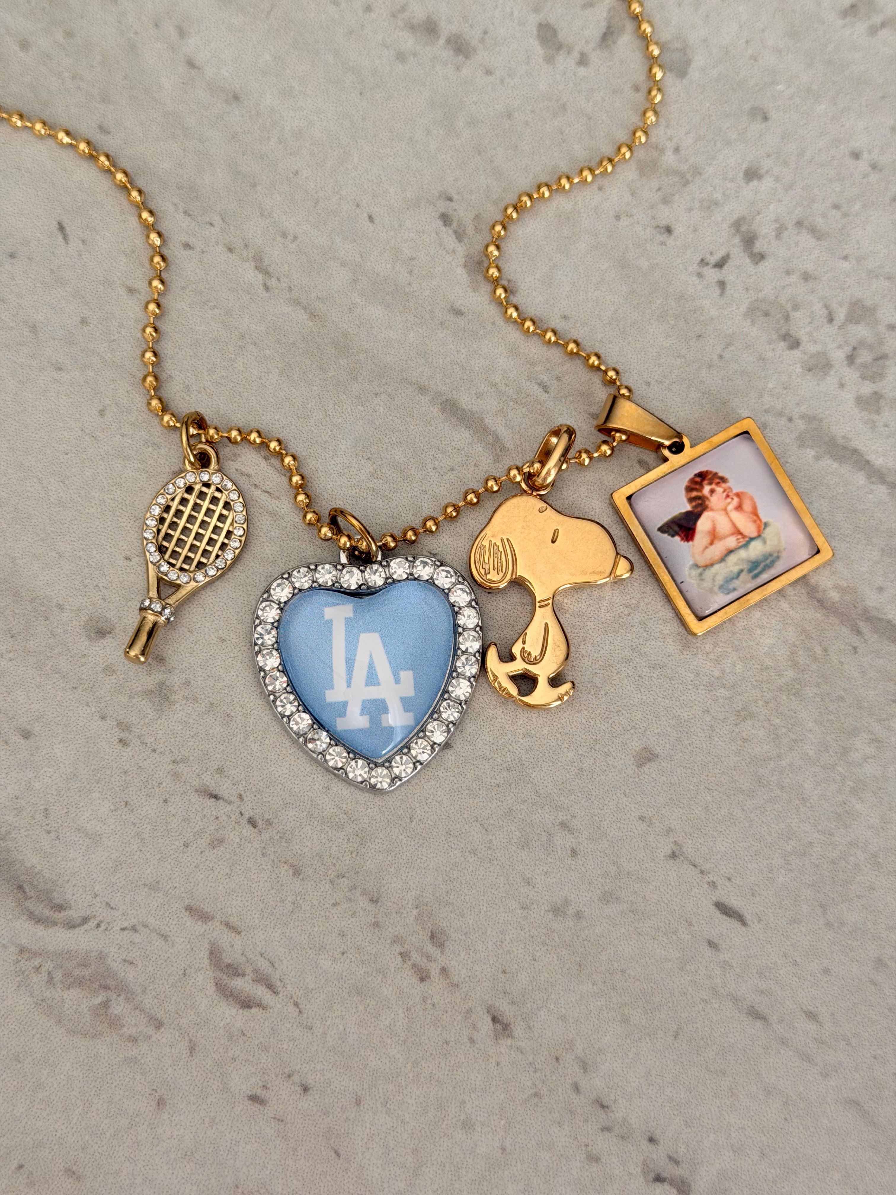 Ciondolo L.A LIGHT BLUE