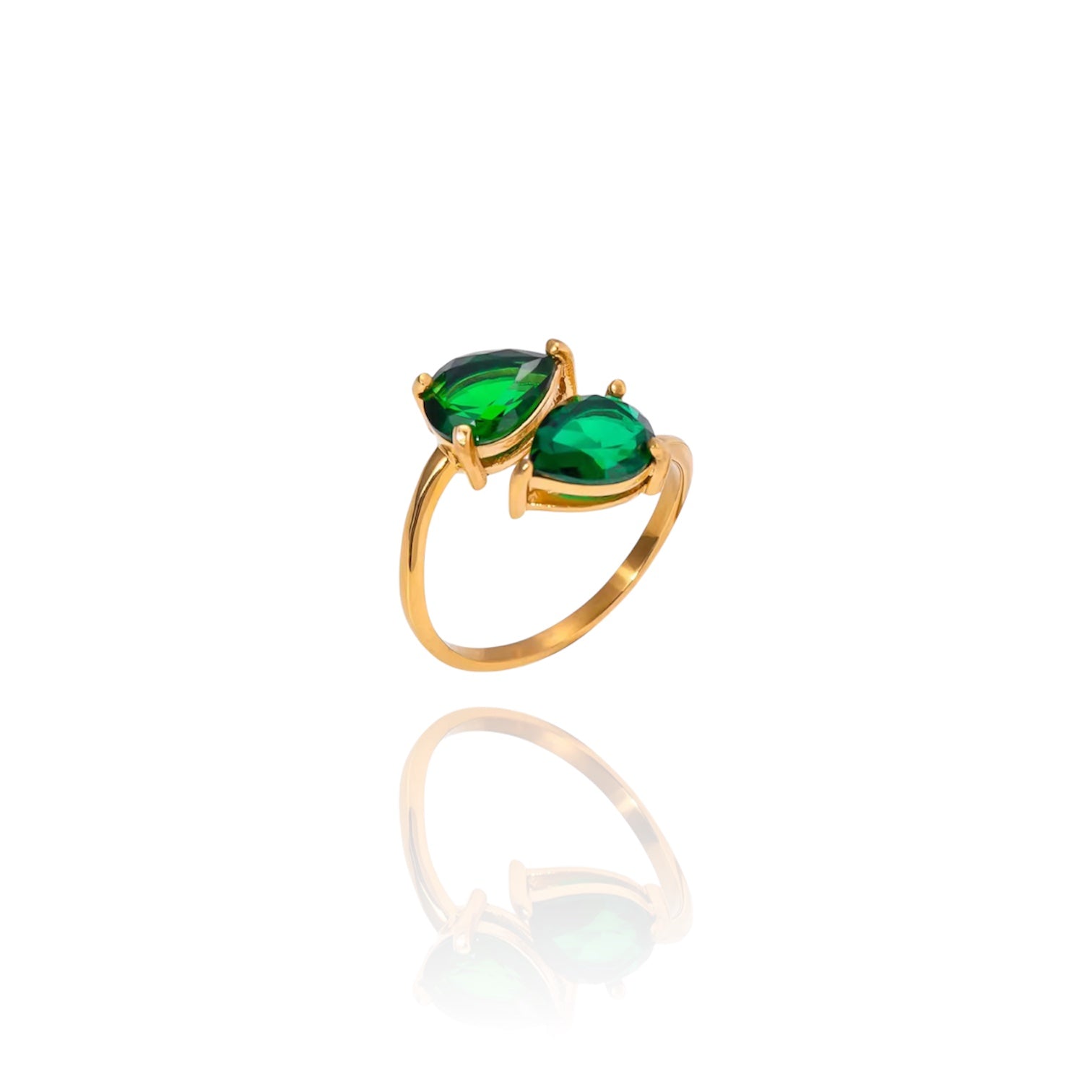 Anello EMERALD DROPS