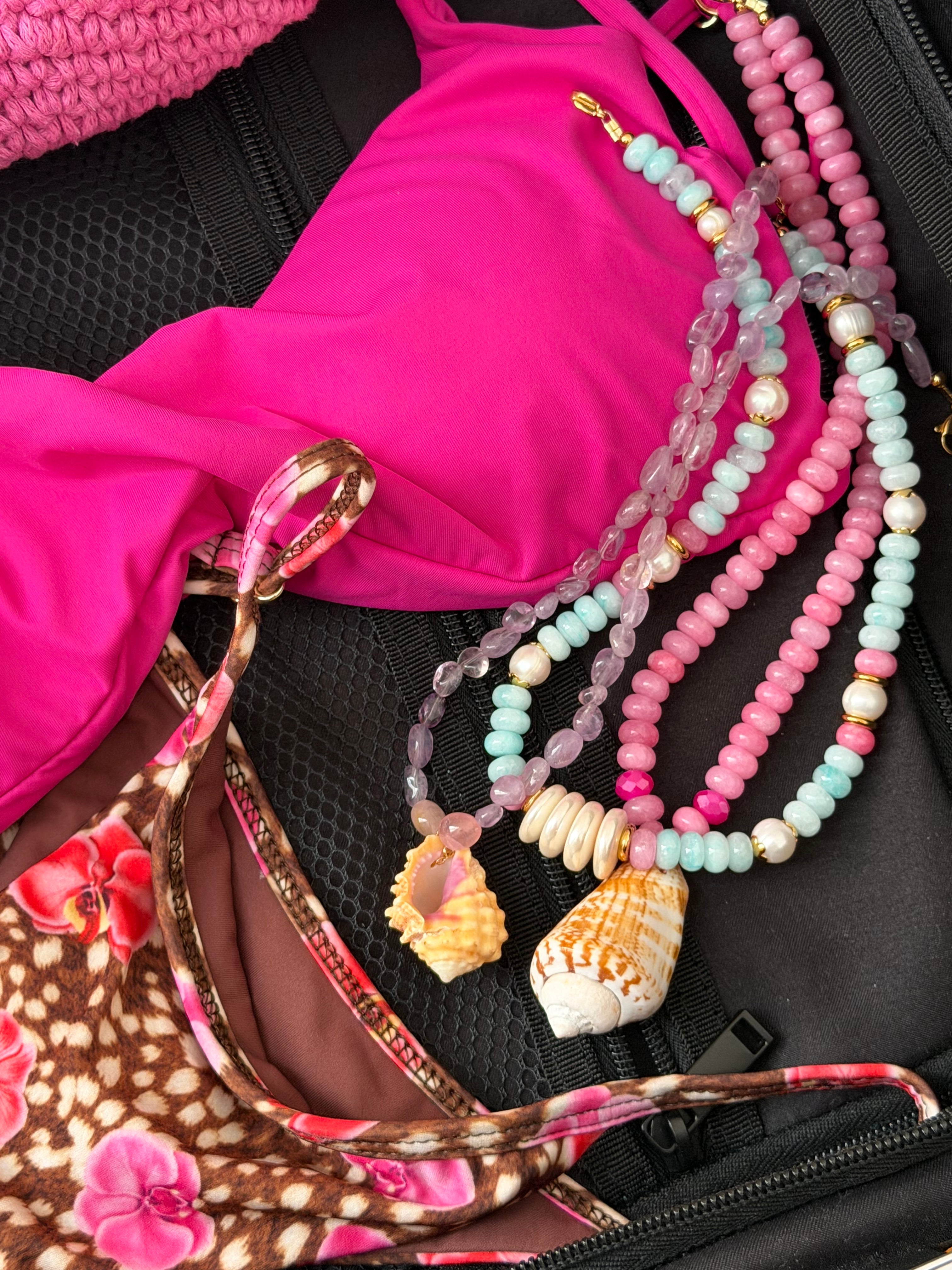 Collana PINK TIDE ★𝒮𝓉𝓎𝓁𝒾𝓏ℯ 𝓈𝓉𝓊𝒹𝒾ℴ