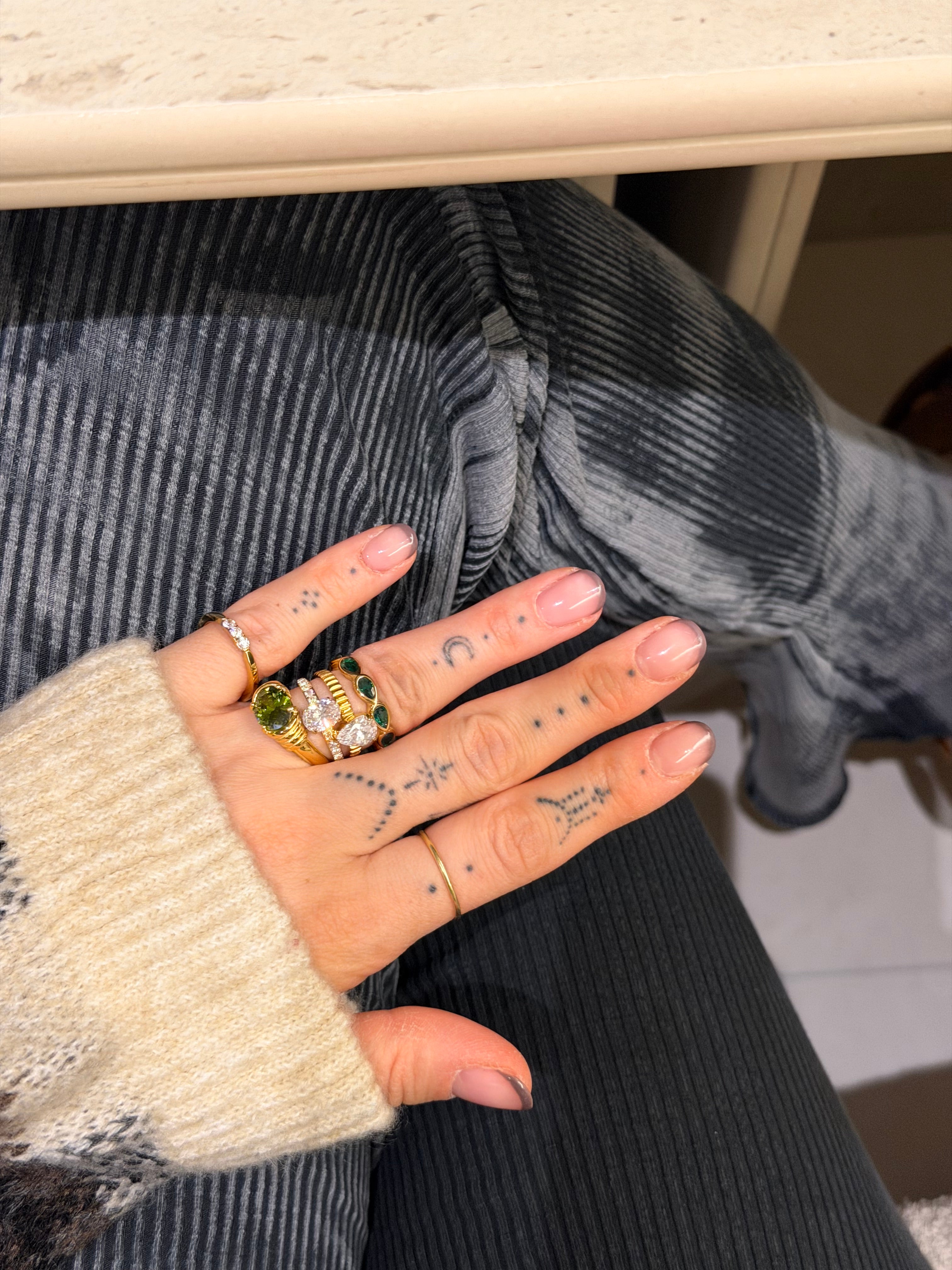 Anello GOLDEN OVAL SPARKLE RING