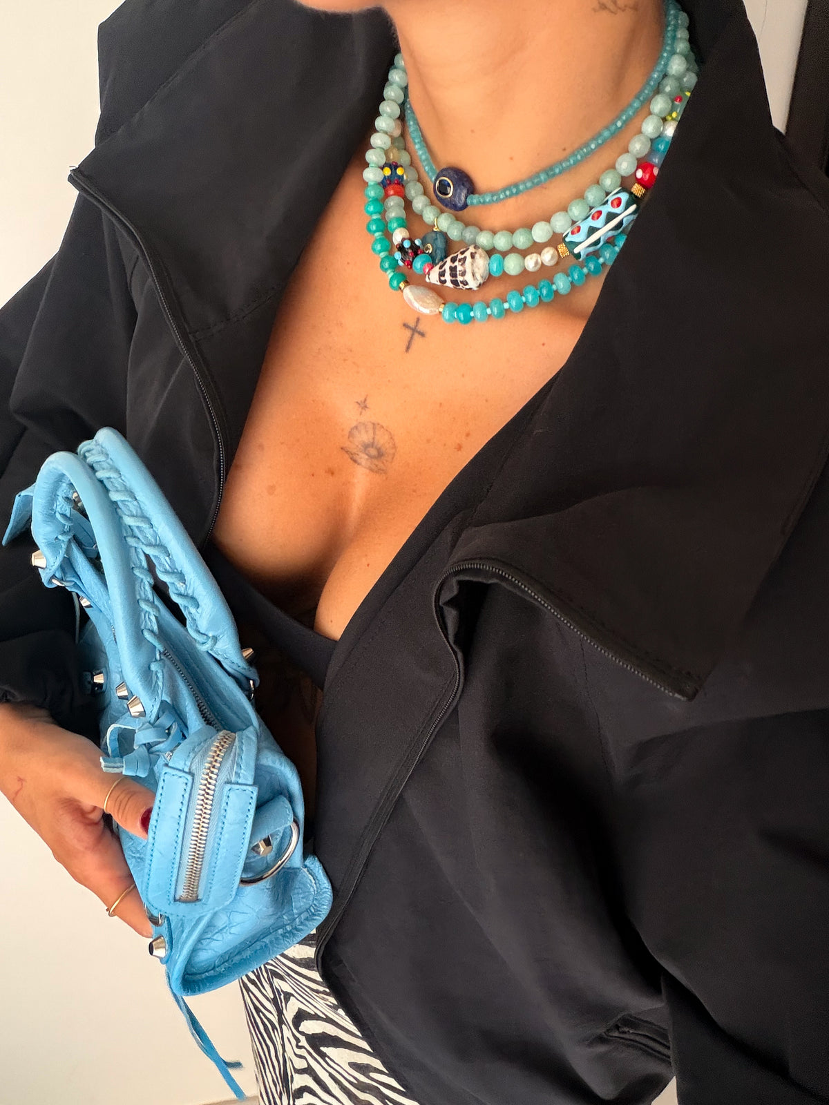 Collana AQUA STONE  ★𝒮𝓉𝓎𝓁𝒾𝓏ℯ 𝓈𝓉𝓊𝒹𝒾ℴ