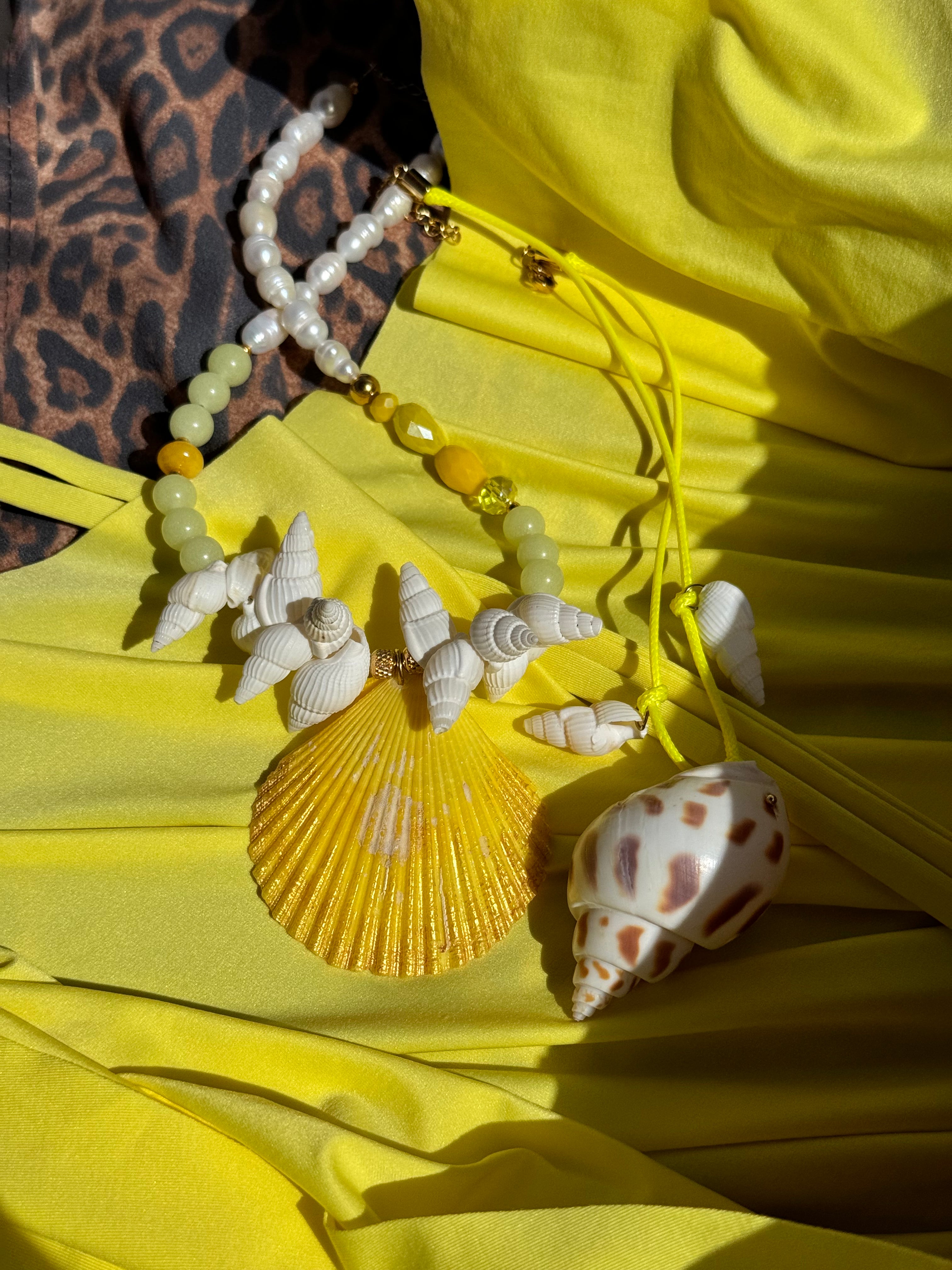 Collana YELLOW SHELL IBIZA 🌼🐚