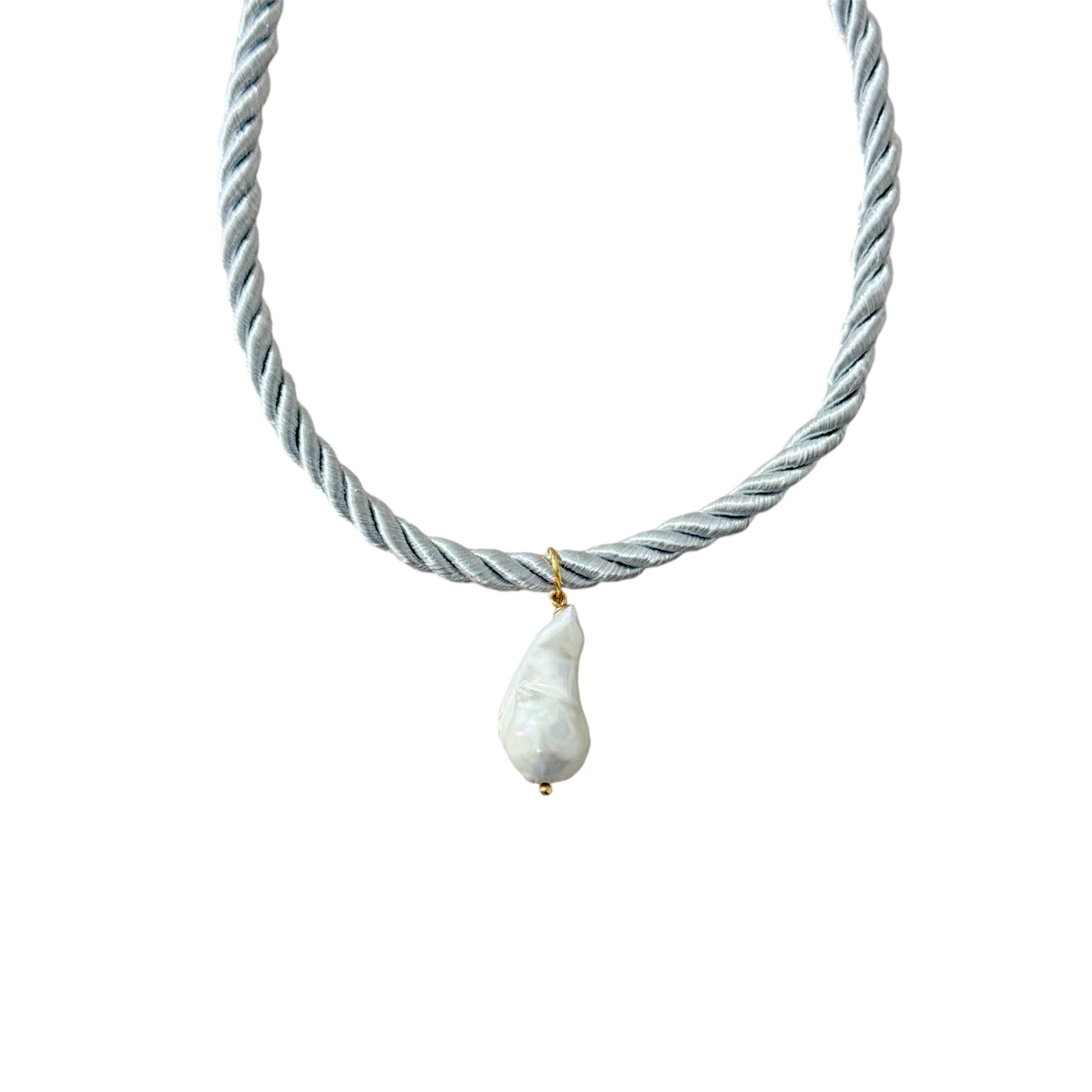 Collana CORDONCINO SILVER CON PERLA