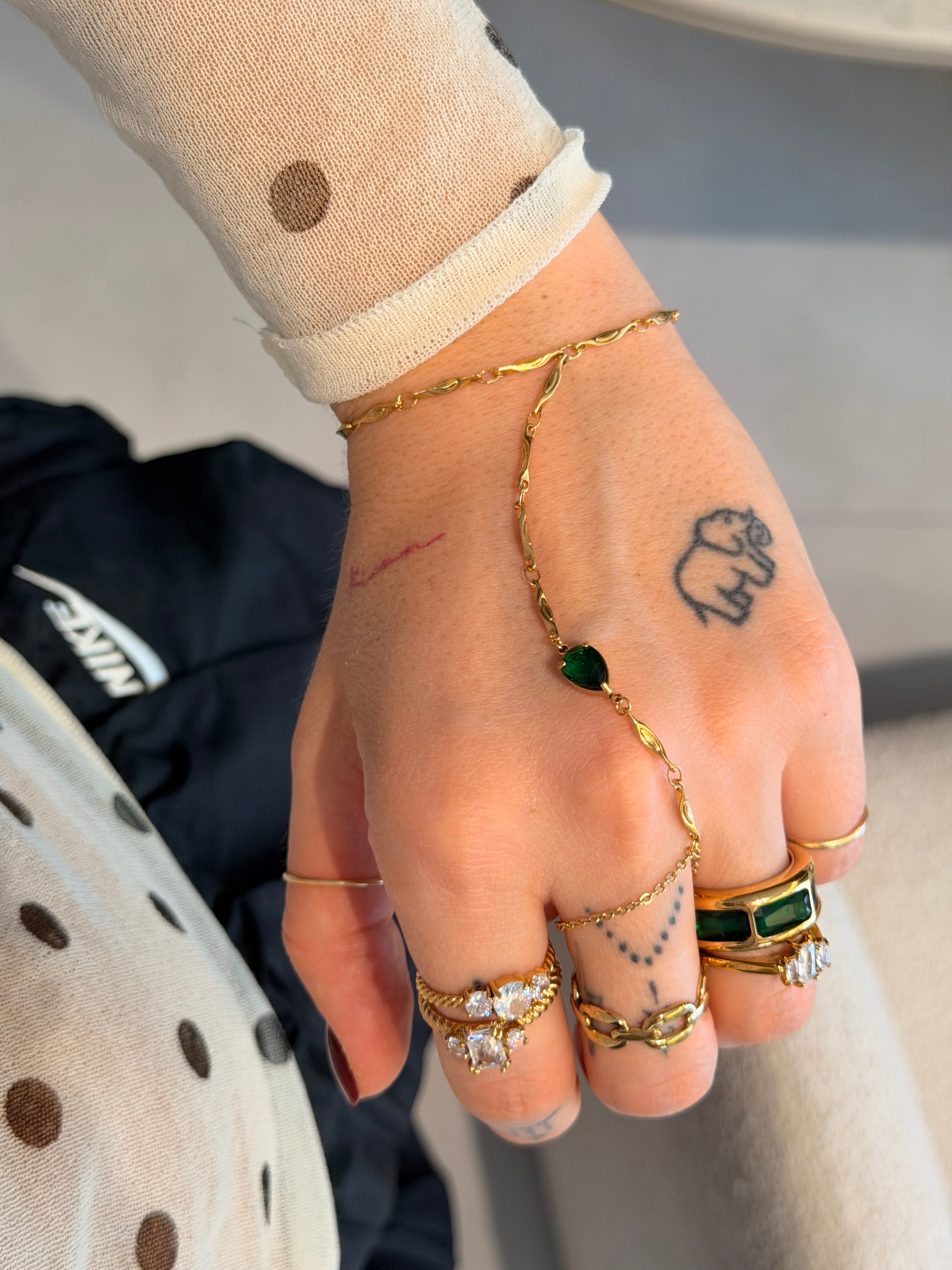 Baciamano EMERALD DROP