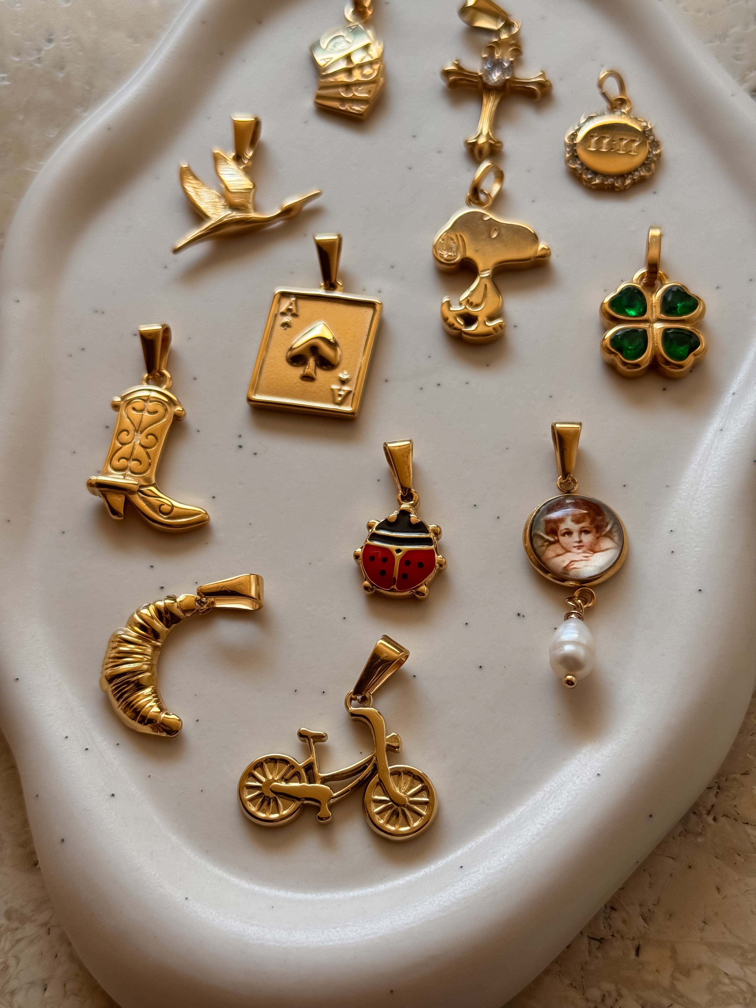 Ciondolo ANGEL PEARL VINTAGE