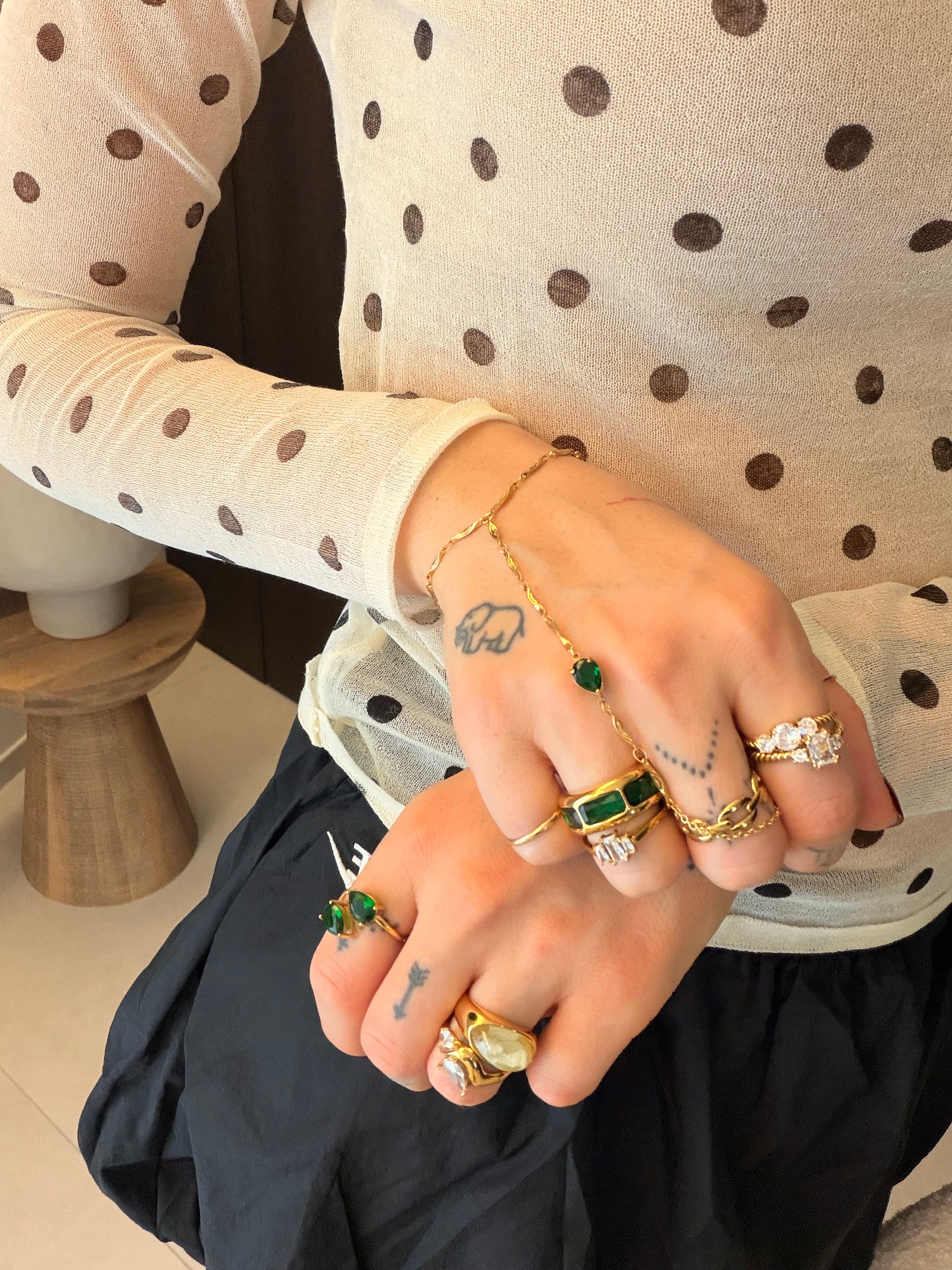 Baciamano EMERALD DROP