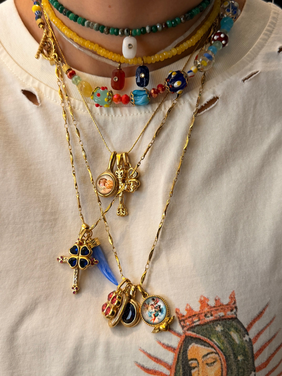 Collana EMERALD MILK ★𝒮𝓉𝓎𝓁𝒾𝓏ℯ 𝓈𝓉𝓊𝒹𝒾ℴ