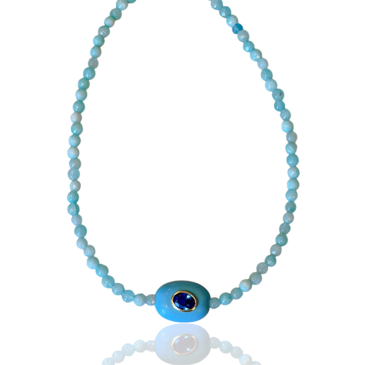Collana AQUA STONE  ★𝒮𝓉𝓎𝓁𝒾𝓏ℯ 𝓈𝓉𝓊𝒹𝒾ℴ