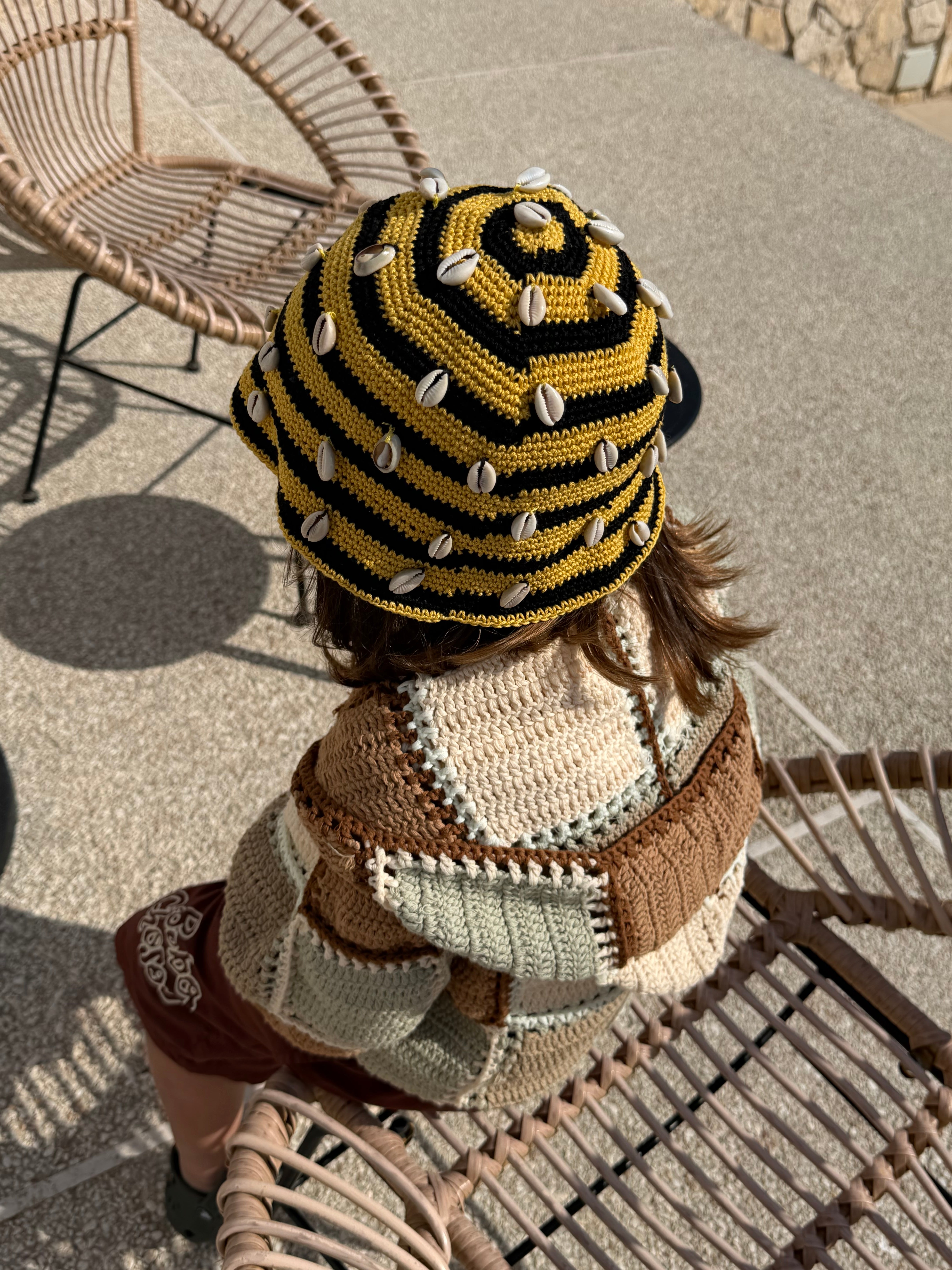 Cappello  SHELL BUZZ BUCKET 🐚🐝  ★ 𝒮𝓉𝓎𝓁𝒾𝓏ℯ 𝓈𝓉𝓊𝒹𝒾ℴ