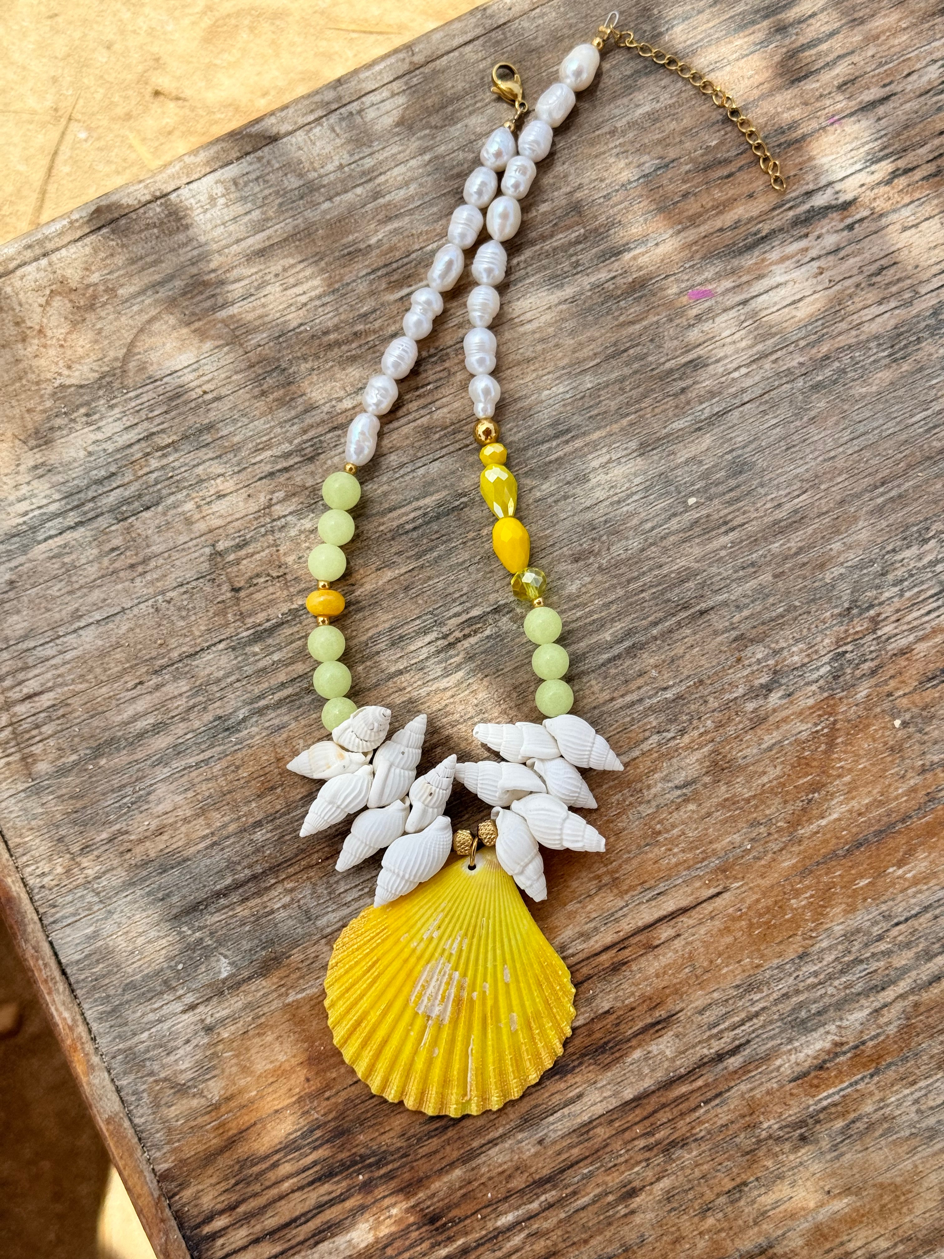 Collana YELLOW SHELL IBIZA 🌼🐚