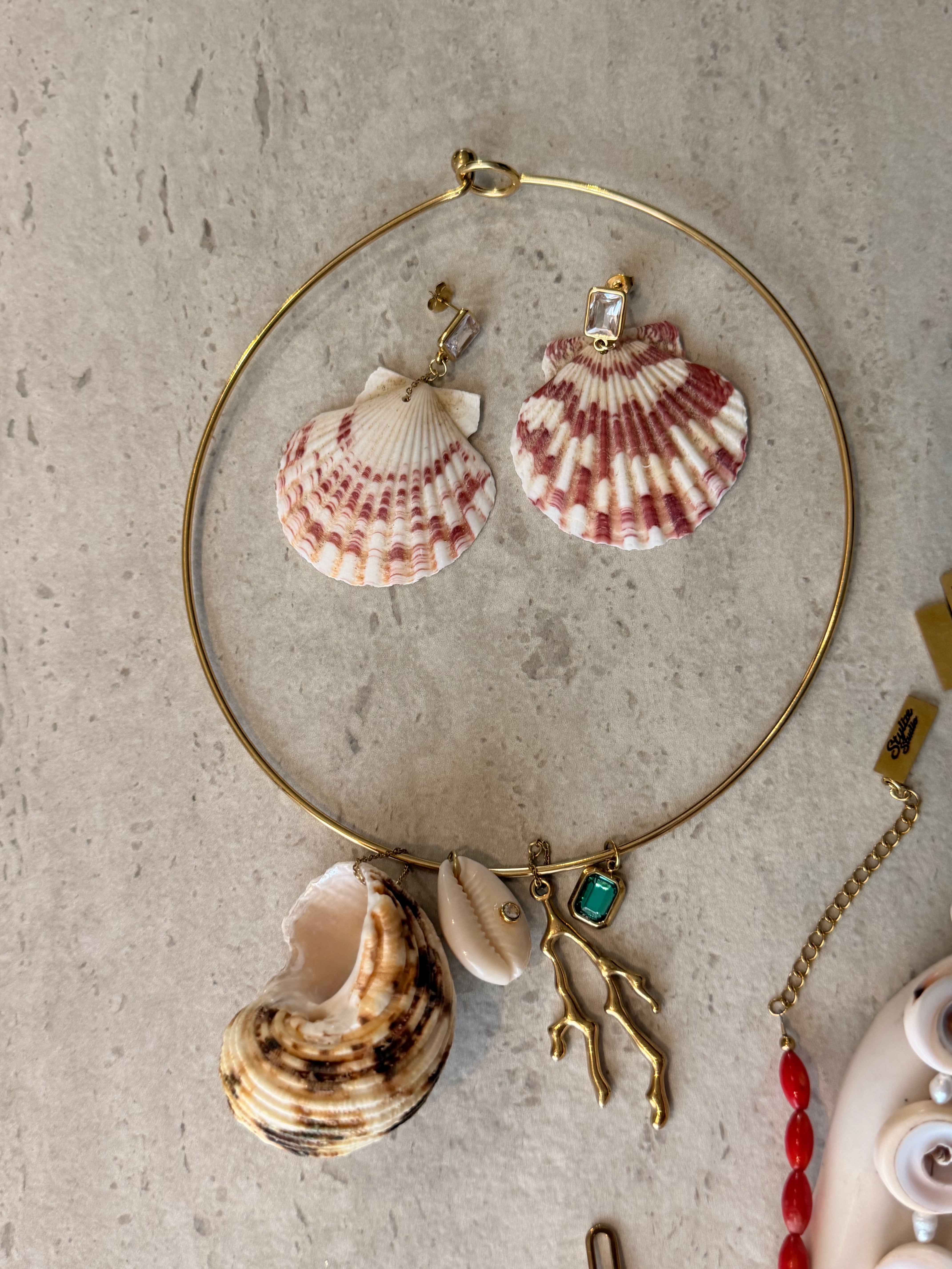 Orecchini  SUNSET SHELLS  ★𝒮𝓉𝓎𝓁𝒾𝓏ℯ 𝓈𝓉𝓊𝒹𝒾ℴ