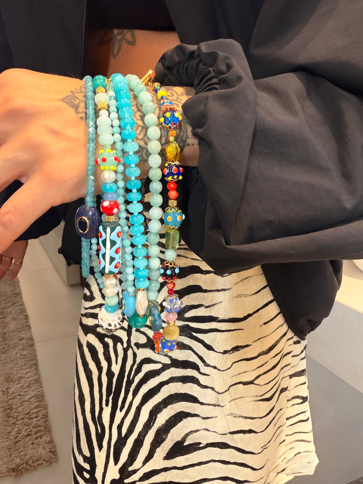 Collana RETRÓ POLKA DOTS  ★𝒮𝓉𝓎𝓁𝒾𝓏ℯ 𝓈𝓉𝓊𝒹𝒾ℴ