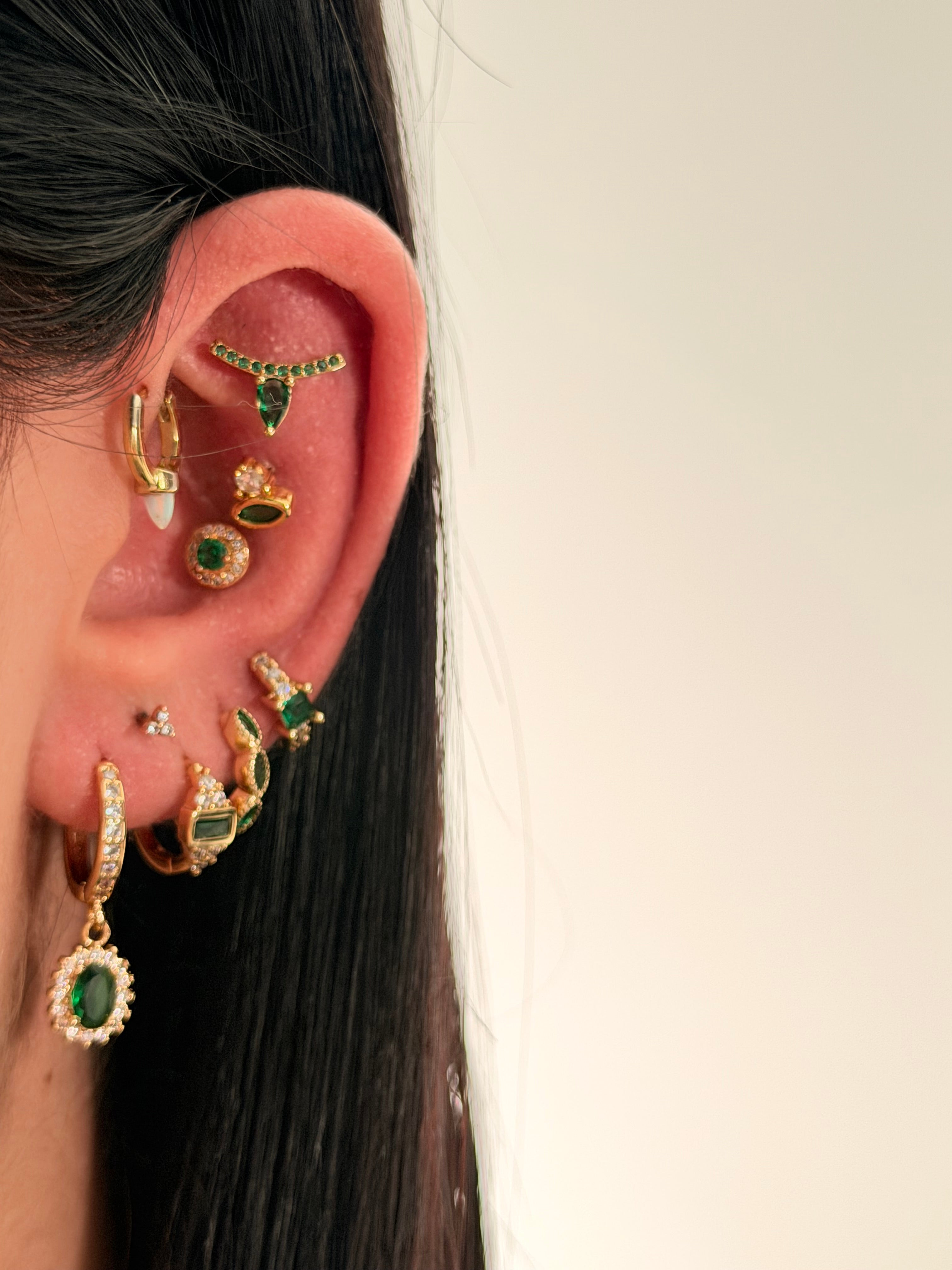 Orecchino EMERALD ROYAL DROP