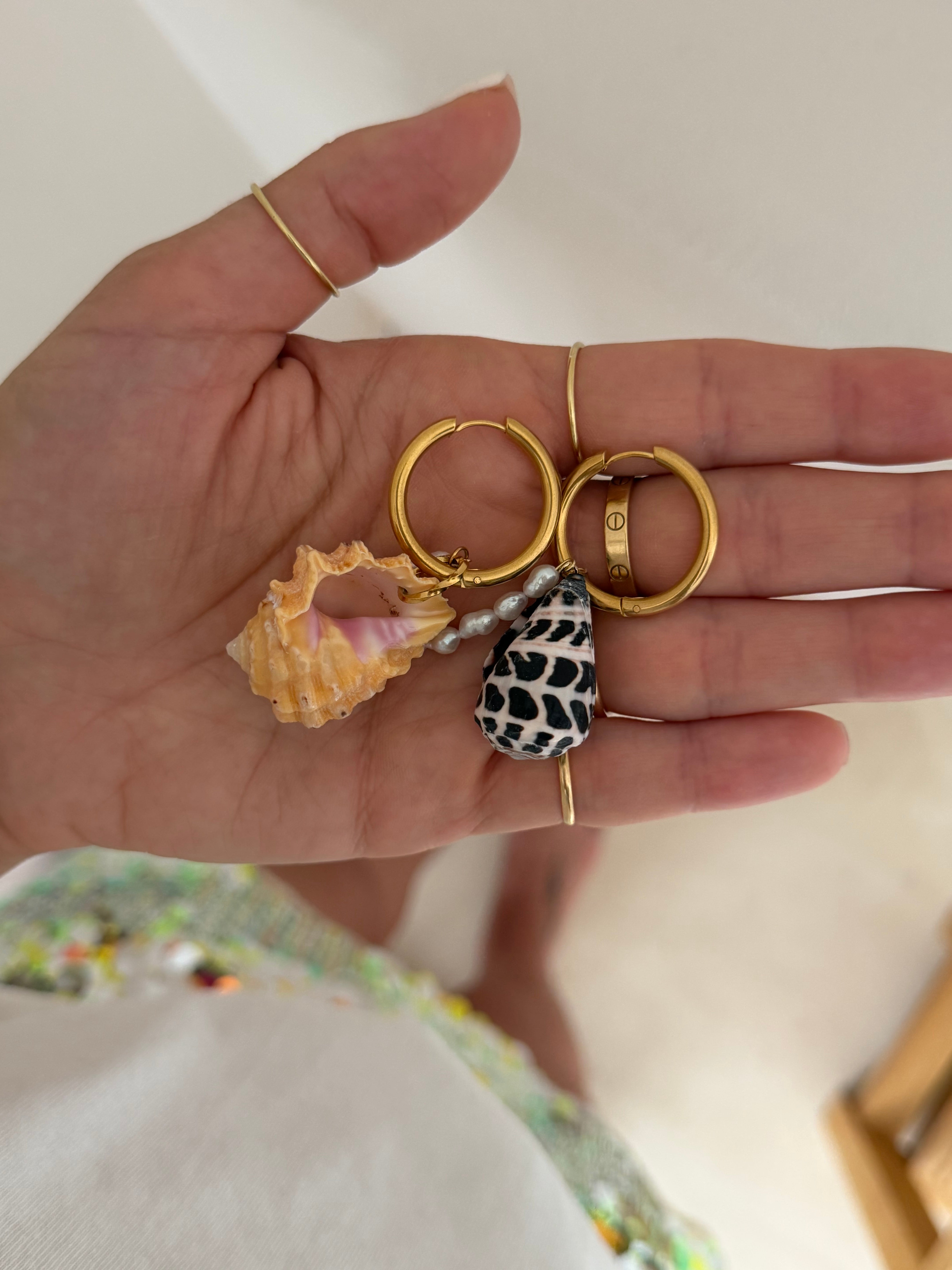 Orecchino PINK WILD  SHELL ★ 𝒮𝓉𝓎𝓁𝒾𝓏ℯ 𝓈𝓉𝓊𝒹𝒾ℴ