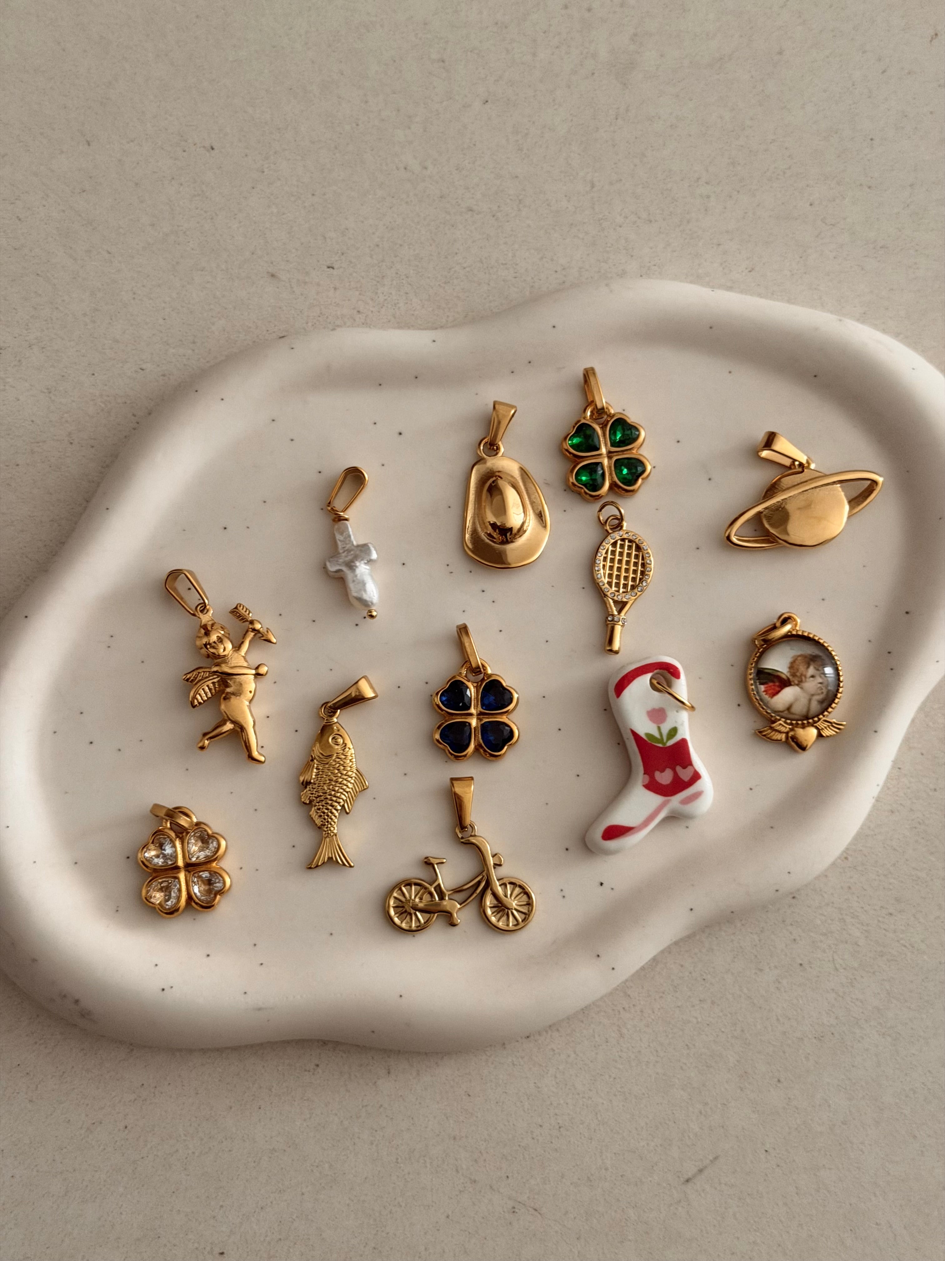 Ciondolo PEARL CROSS