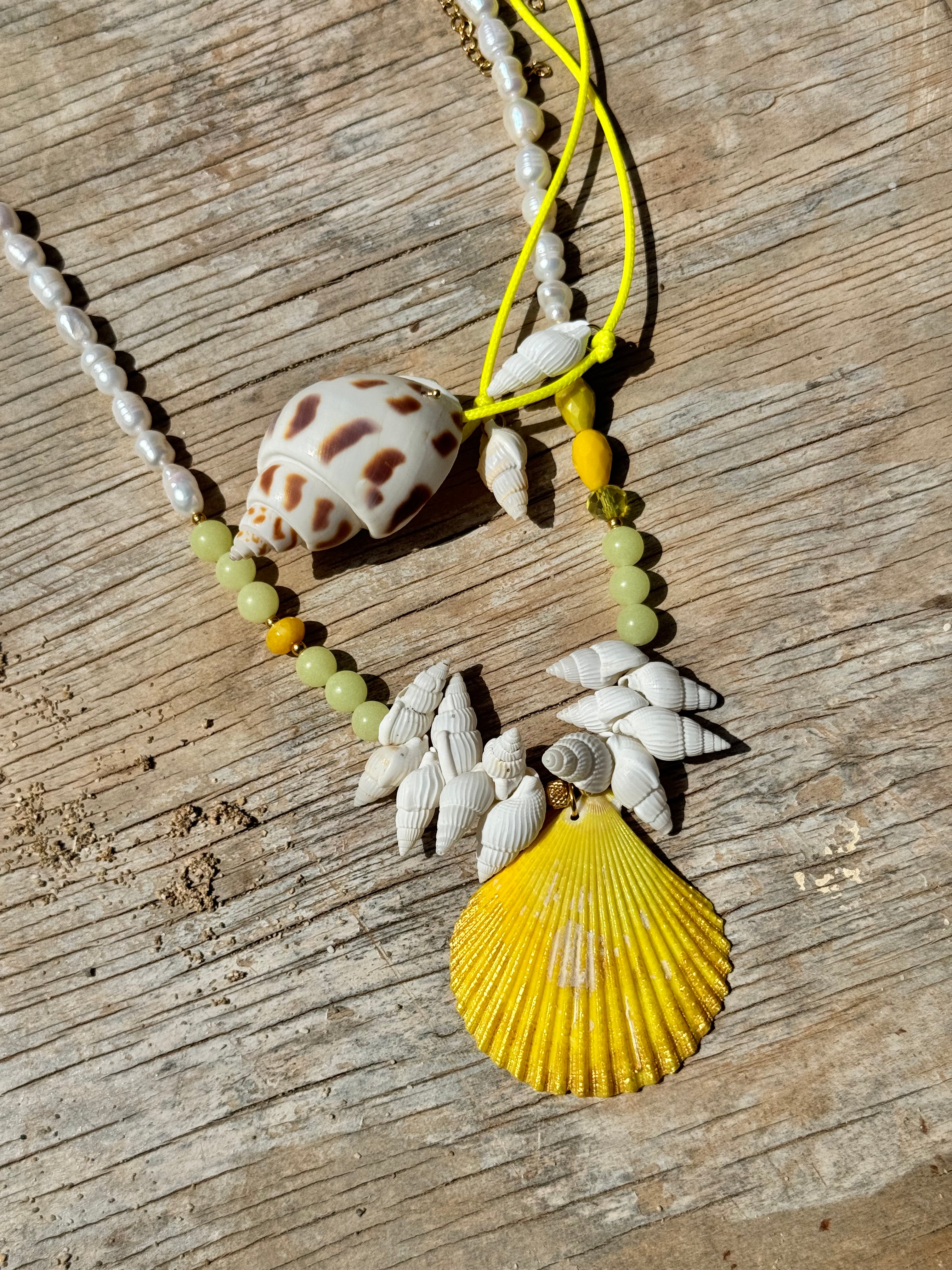 Collana YELLOW SHELL IBIZA 🌼🐚