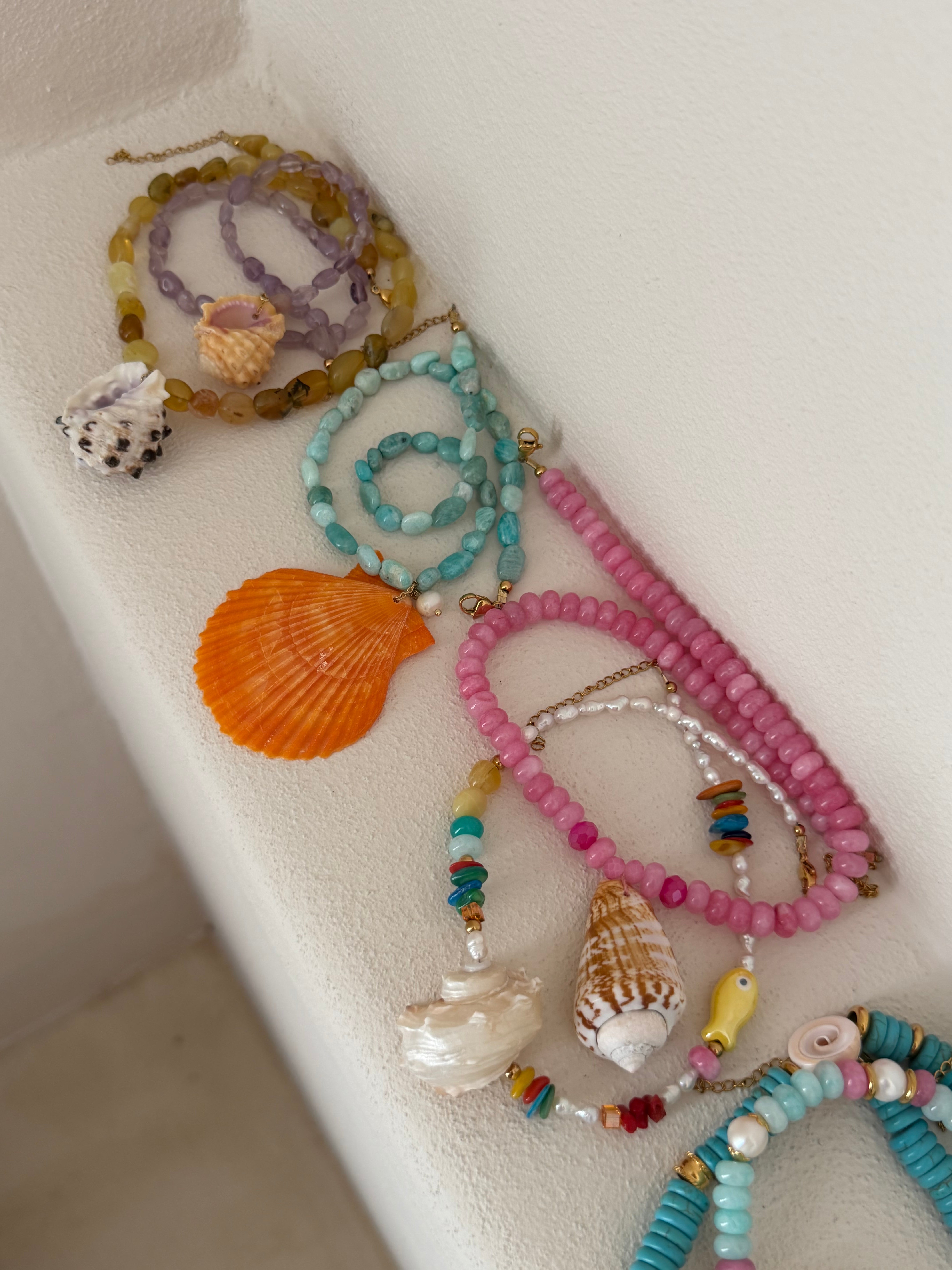 Collana  ROSE SHELL ★𝒮𝓉𝓎𝓁𝒾𝓏ℯ 𝓈𝓉𝓊𝒹𝒾ℴ