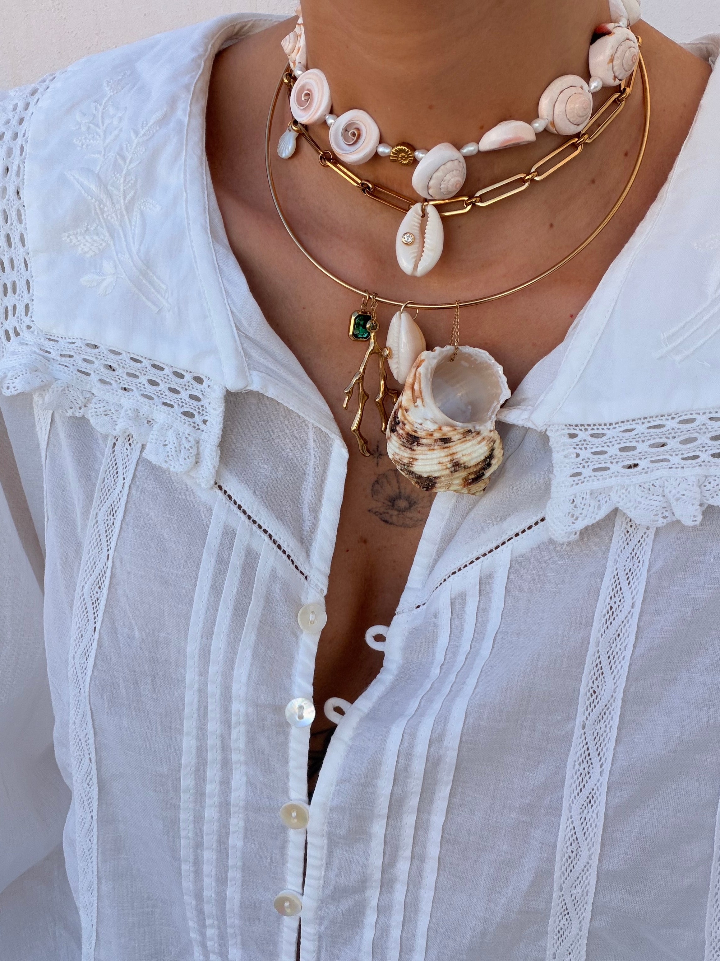 Collana  SEASHELL HARMONY ★𝒮𝓉𝓎𝓁𝒾𝓏ℯ 𝓈𝓉𝓊𝒹𝒾ℴ