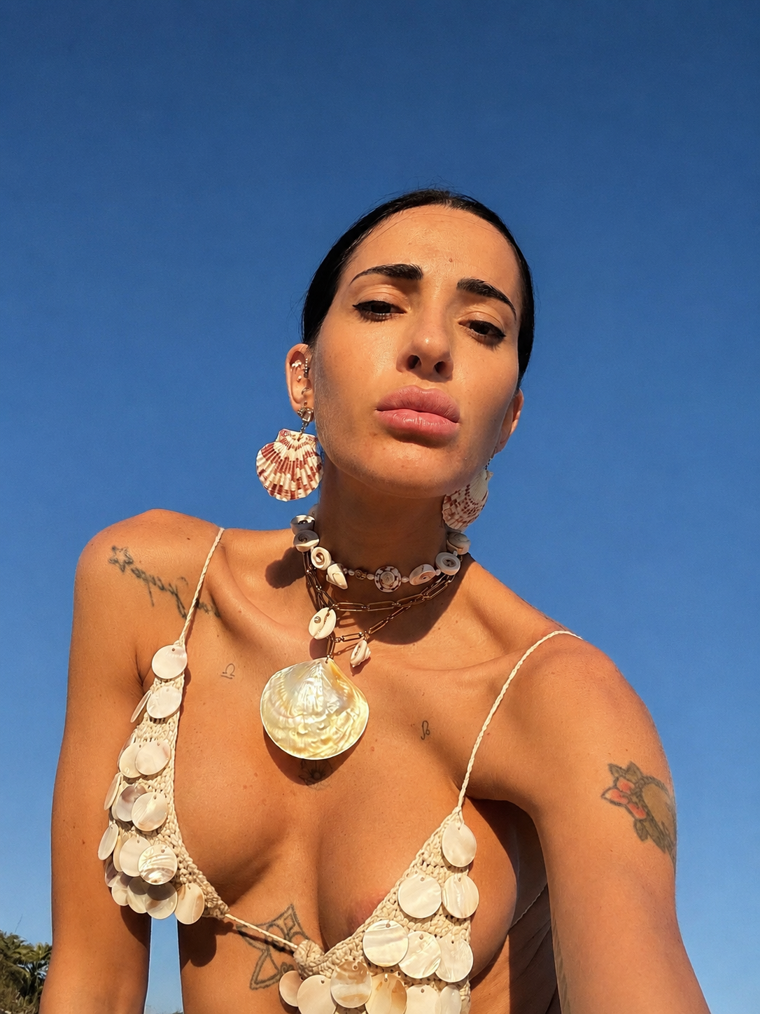 Collana  GOLDEN SUNSET SHELL ★𝒮𝓉𝓎𝓁𝒾𝓏ℯ 𝓈𝓉𝓊𝒹𝒾ℴ