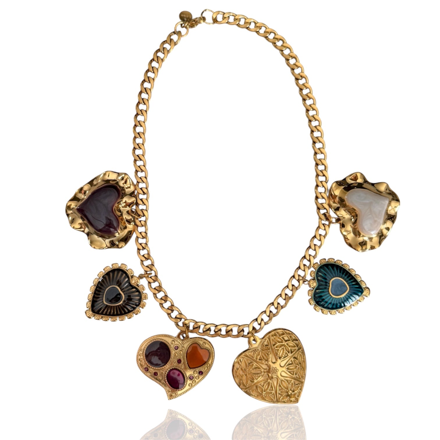 Collana  SACRED VINTAGE HEARTS - limited