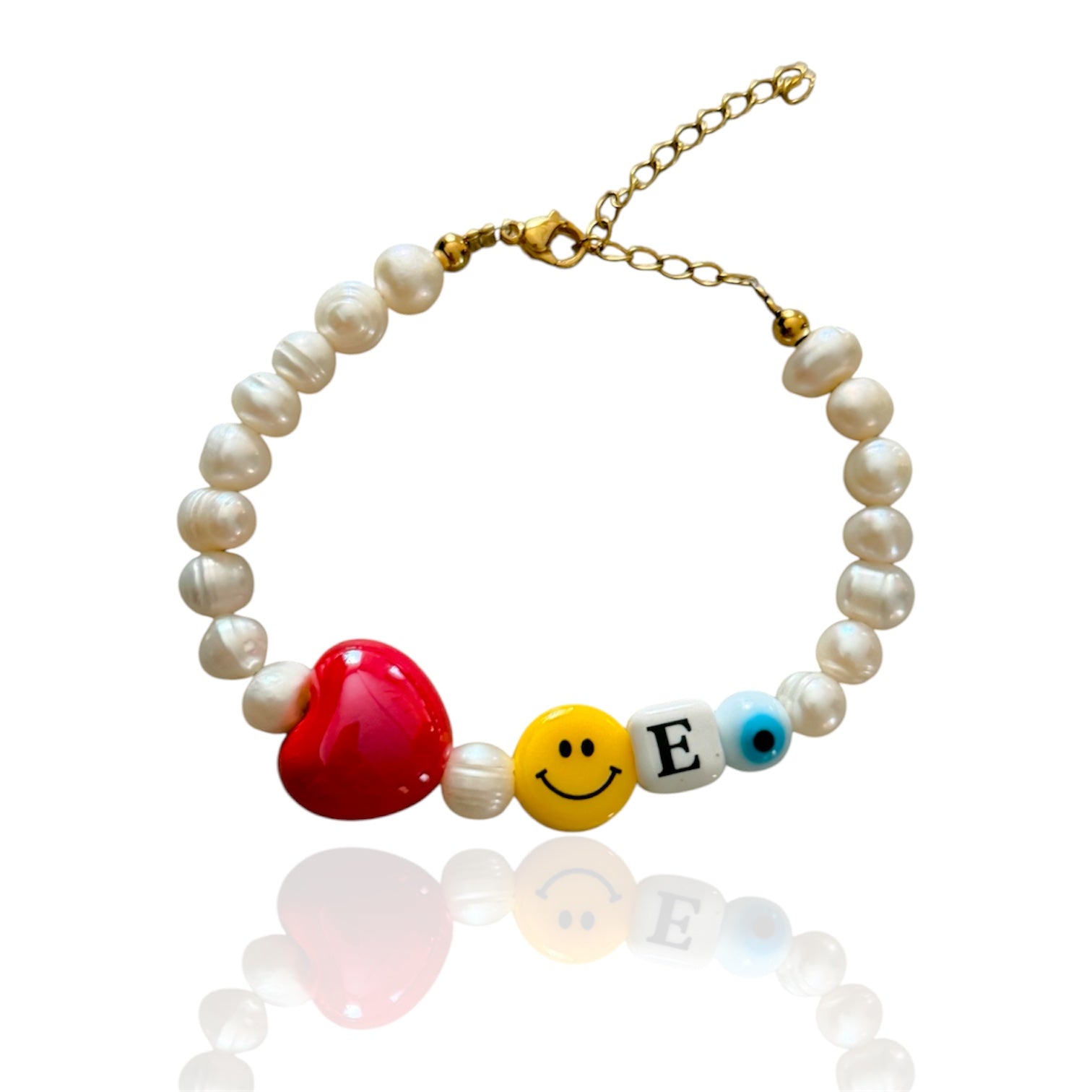 Bracciale  FUNNY LOVE INITIAL - personalizzabile